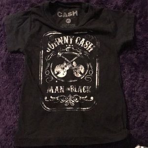 Johnny Cash distressed tee